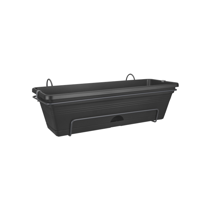 green basics balkonbak allin1 50cm living black